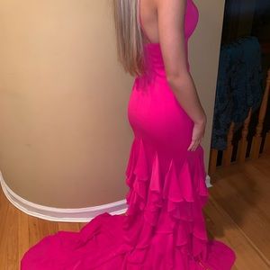 Terani Couture Dresses - Pink prom dress (never worn) Terani Couture Dresses - Pink prom dress (never worn)